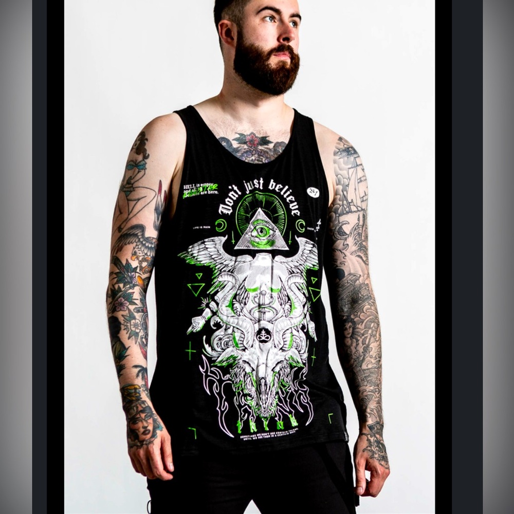 Killstar tank top (fits M. Oversized)